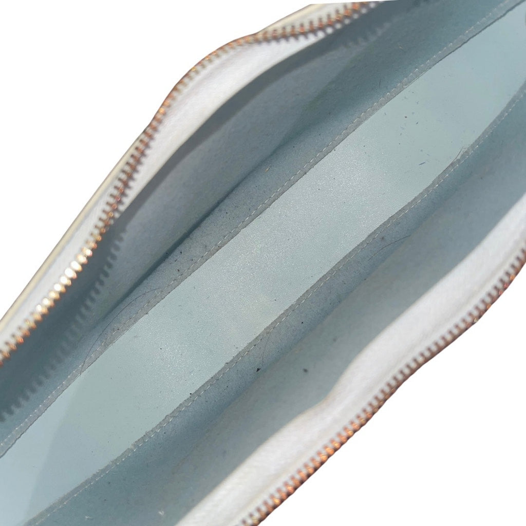 Vegan Leather Hobo Moon Shape Crescent Shoulder Bag Baby Blue Y2K 90s