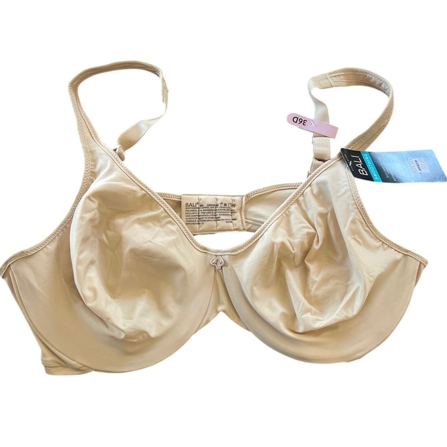 BALI Silky Smooth Lining Underwire Bra Set of Two SZ 36D NWT Intimates Lingerie