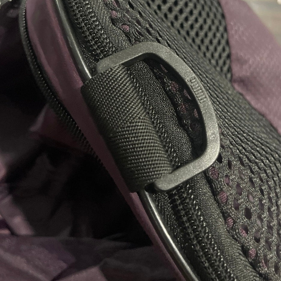 Puma Athletic Duffle Gym Bag Purple Active Sports Carryall Weekender Handbags