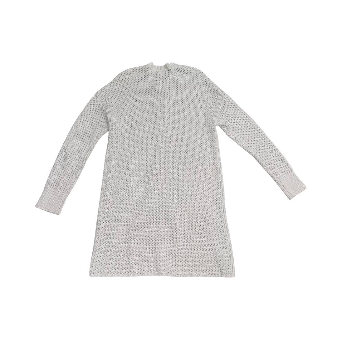 Ann Taylor Factory Full Zip Knit Pocket Cardigan Size Medium Sweater Grandmacore