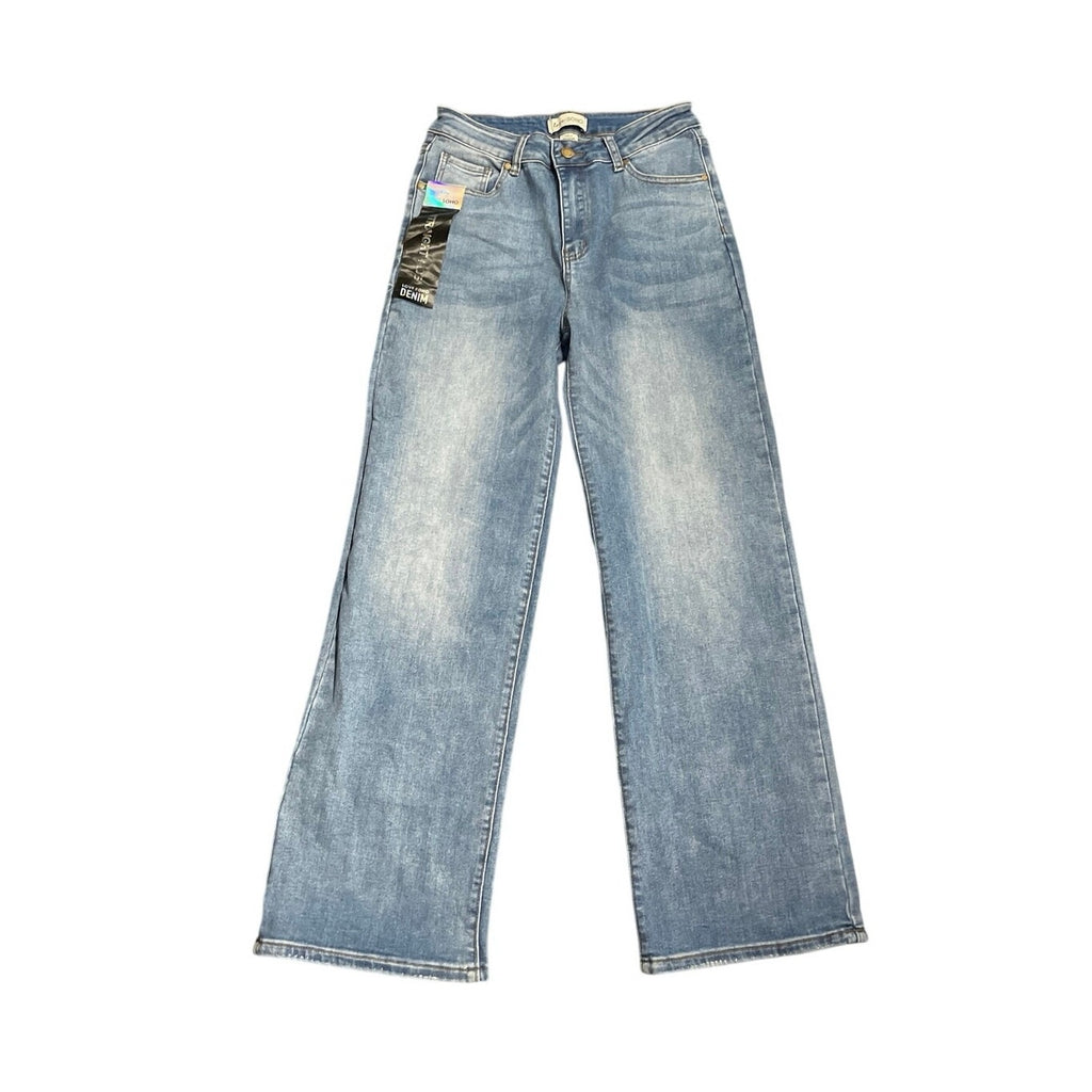 Love SOHO Wide Leg Straight High Rise Leg Denim Jeans Pants SZ 13 NWT Streetwear