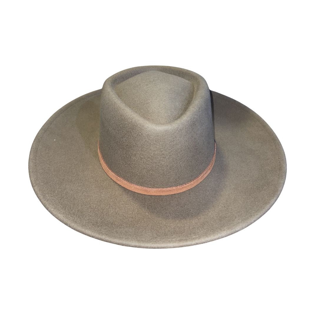 Brixton Brenton Convertabrim Fedora Tobacco Brown SZ Large Adjustable NWT Boho