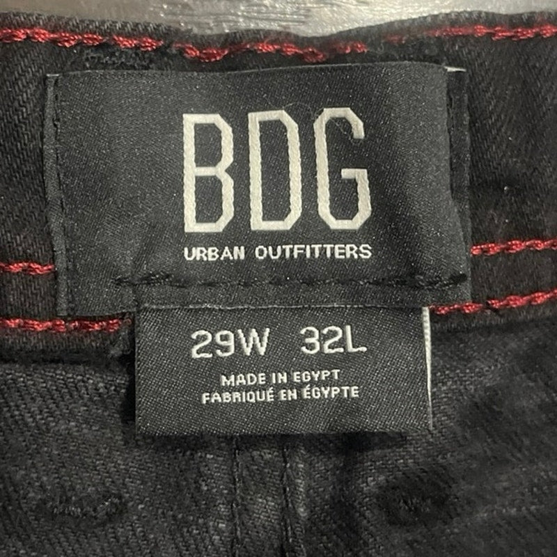 BDG Urband Outfitters Black Low Rise Bootcut Flare Denim Jeans SZ 29 NWT Y2K