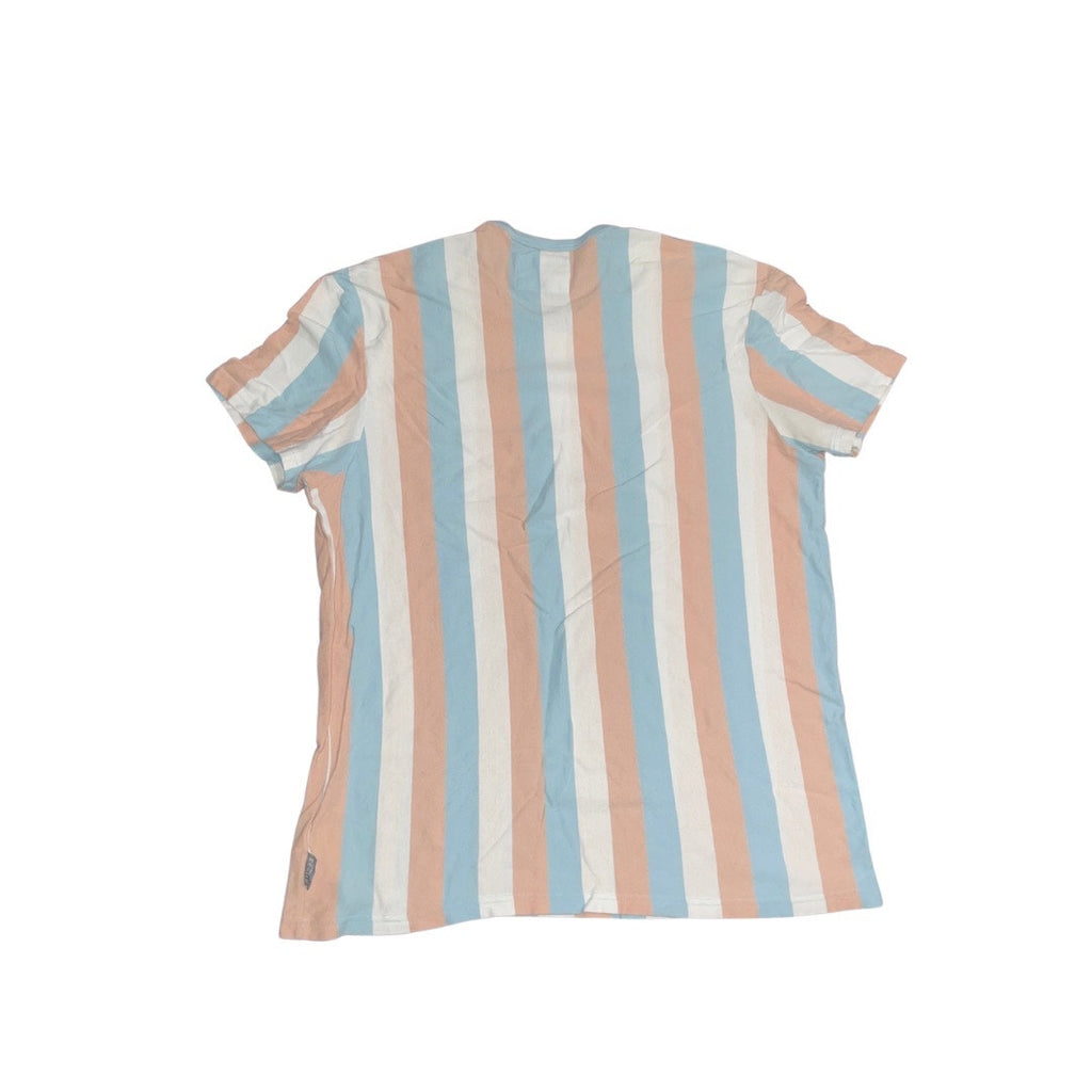 GUESS Los Angeles Striped Shirt Size XL Knit Casual Tee Preppy