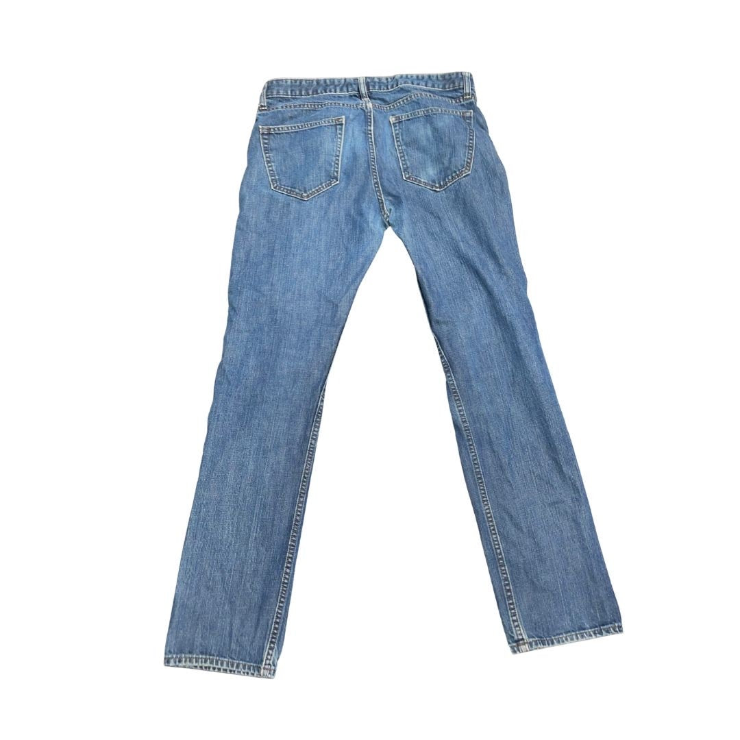 Banana Republic Slim Straight Denim Jeans Size 33X34 100% Cotton Casual