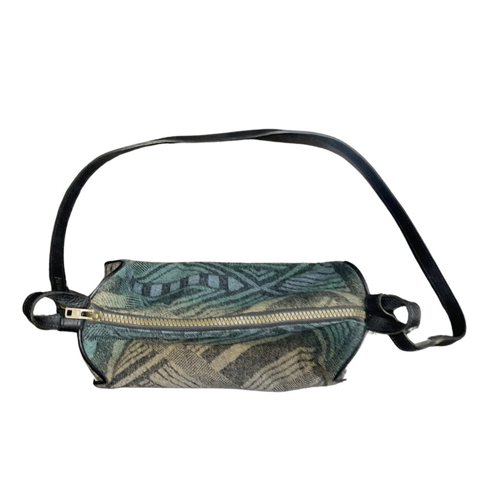 Pendleton 100% Wool Southwestern Inspired Barrel Crossbody Purse Handbag