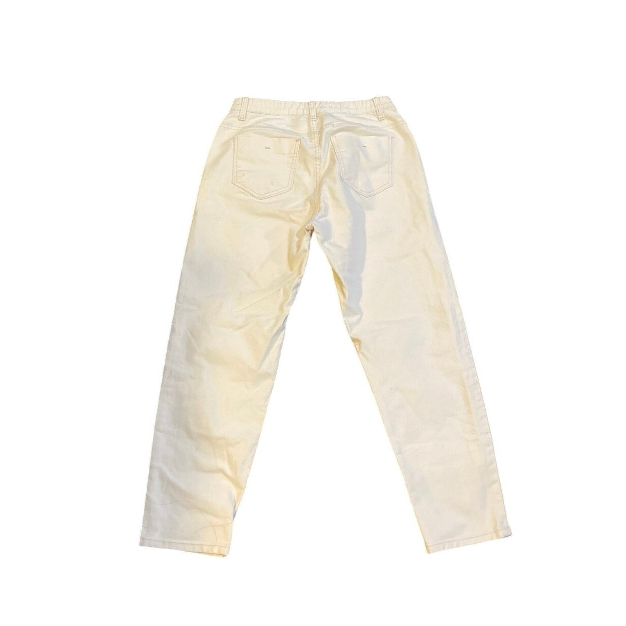 L Heim Made in Korea Distressed Denim Mom Jeans Sz M Streetwear Casual