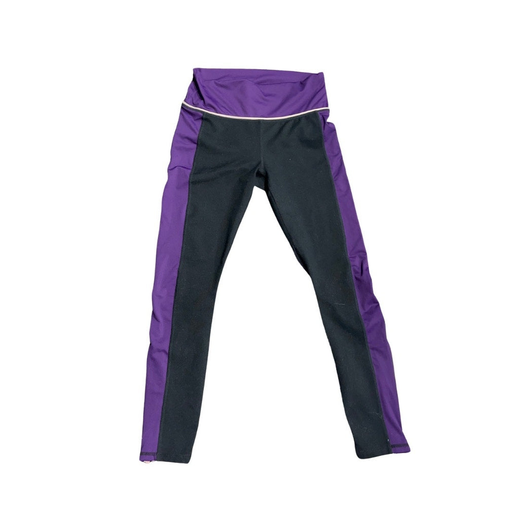 Fabletics Leggings Tights Purple Black Size Small Athletic wear Running Yoga