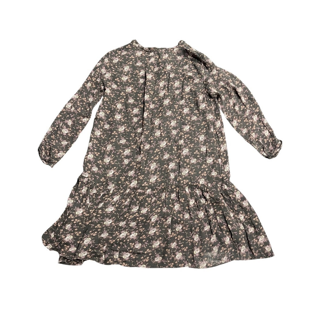 Lucky Brand Dropped Waist Floral Mini Dress Size Medium Flirty Boho Western NWT