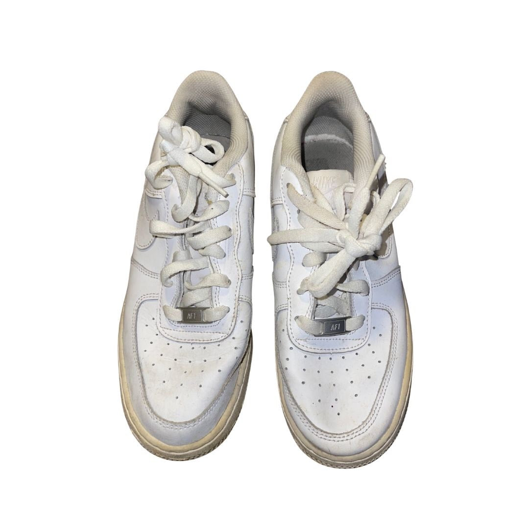 Nike Air Force 1 Low Sneakers Youth Shoes Triple White Size 7