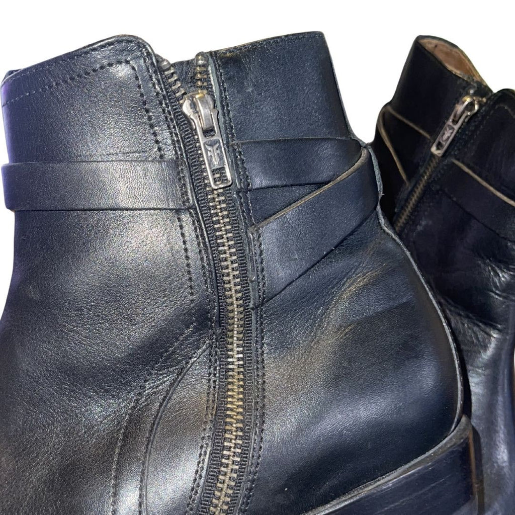 Frye Men's Austin Jodhpur Leather Ankle Boots Size 11.5 Sleek Elegant Chic Artsy