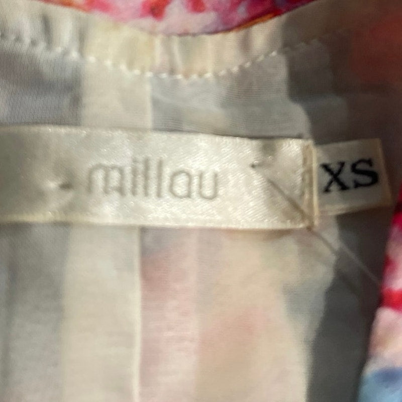 Millau Floral Sleeveless Tank Dres Handkerchief Helime SZ XS Flowy Botanical