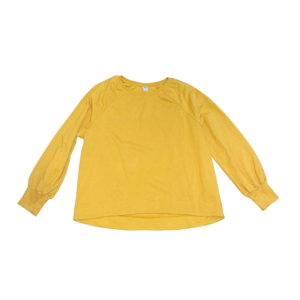 Old Navy Yellow Mustard Crewneck Sweater Size XL Athletic Loungewear Activewear