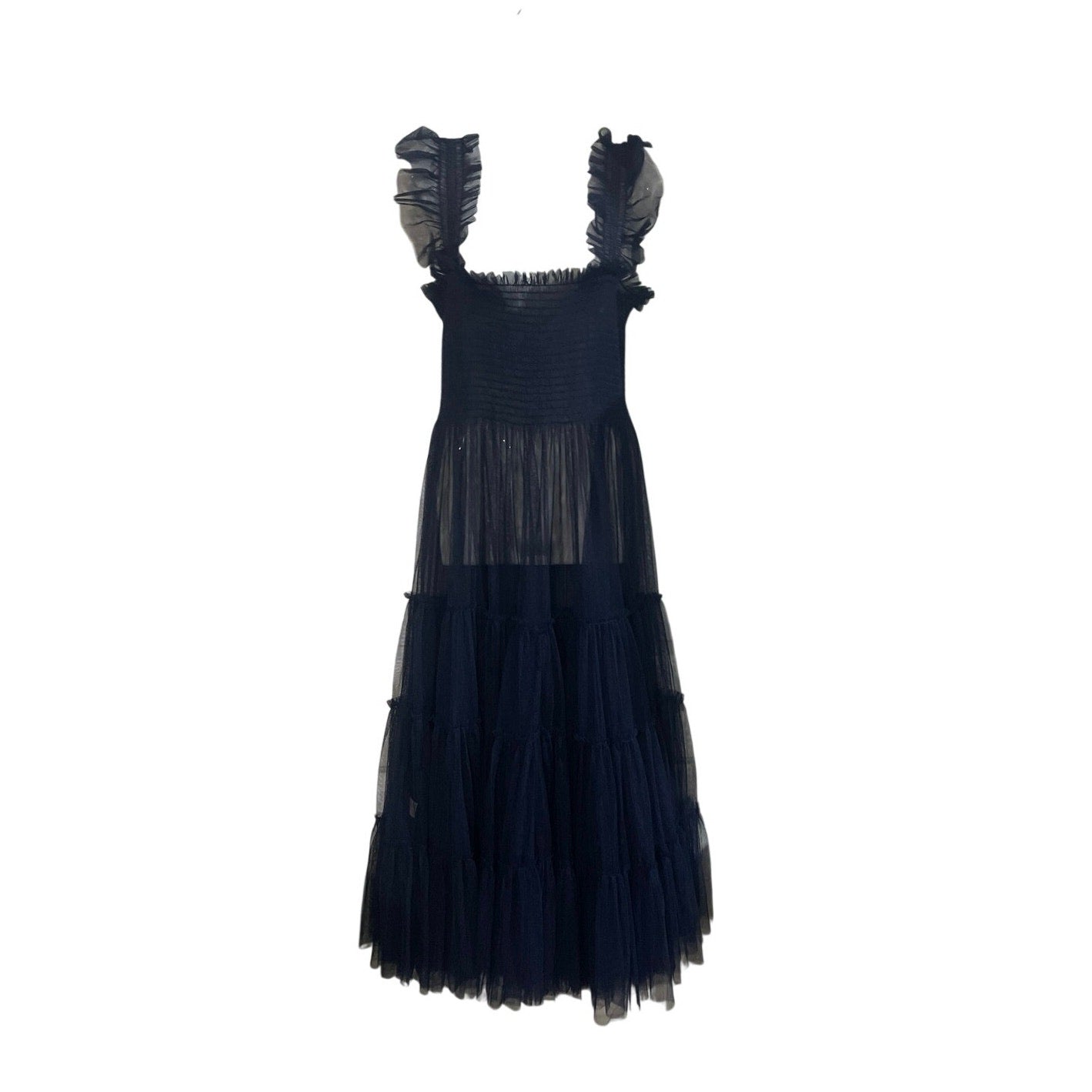 Hill House Home The Collector's Edition Ellie Nap Dress Blue Tulle Smoked Bodice