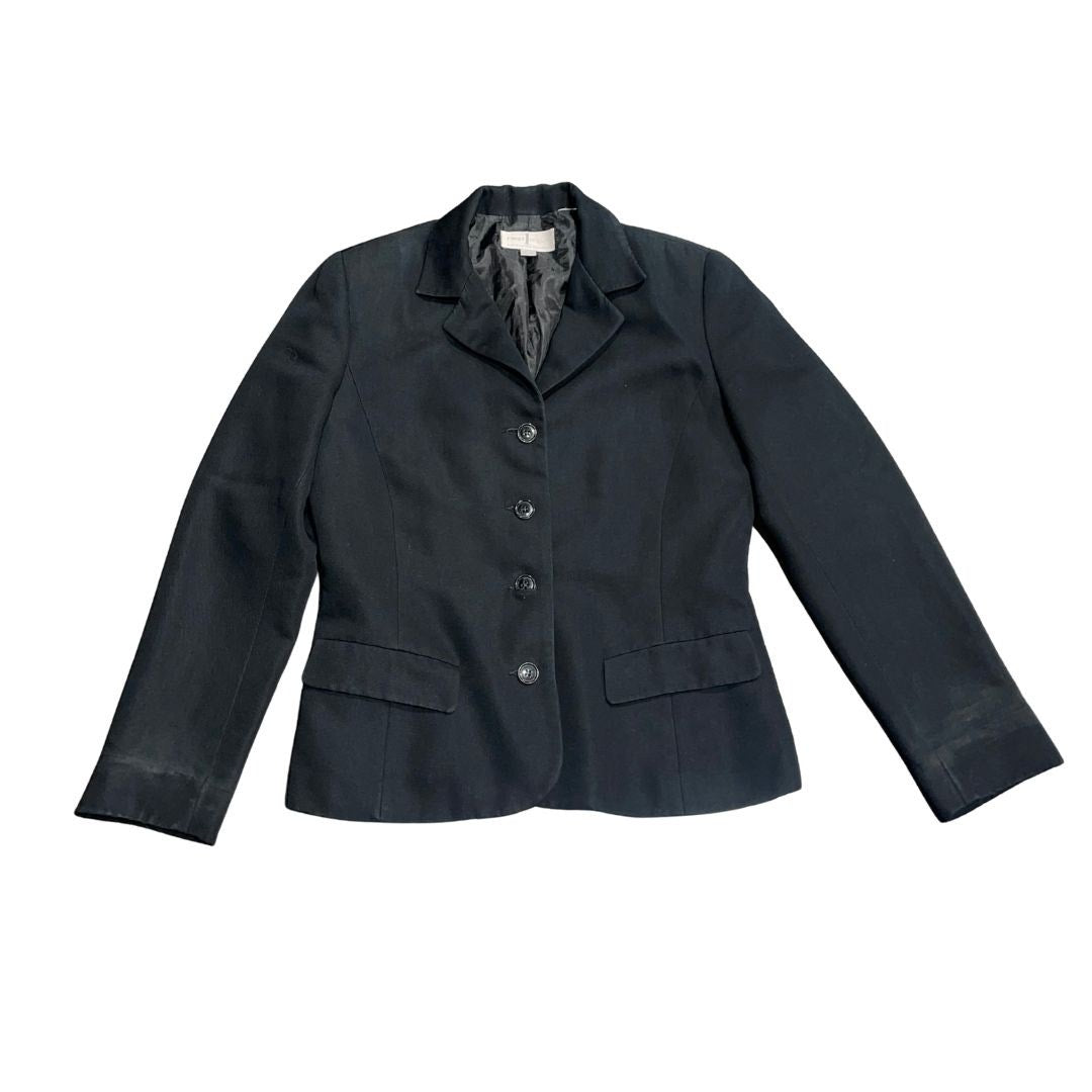 First Issue by Liz Claiborne Vintage Blue Blazer Jacket Size 8 Career Office