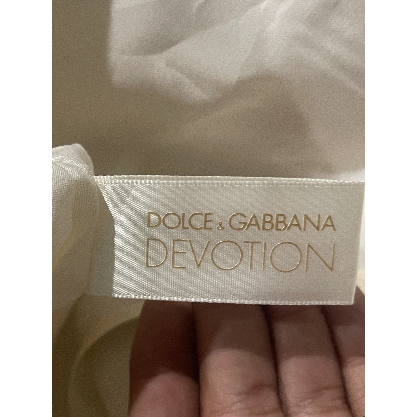 Dolce & Gabbana Devotion Fabric Canvas Tote Bag Oversized Ornate Gold Heart