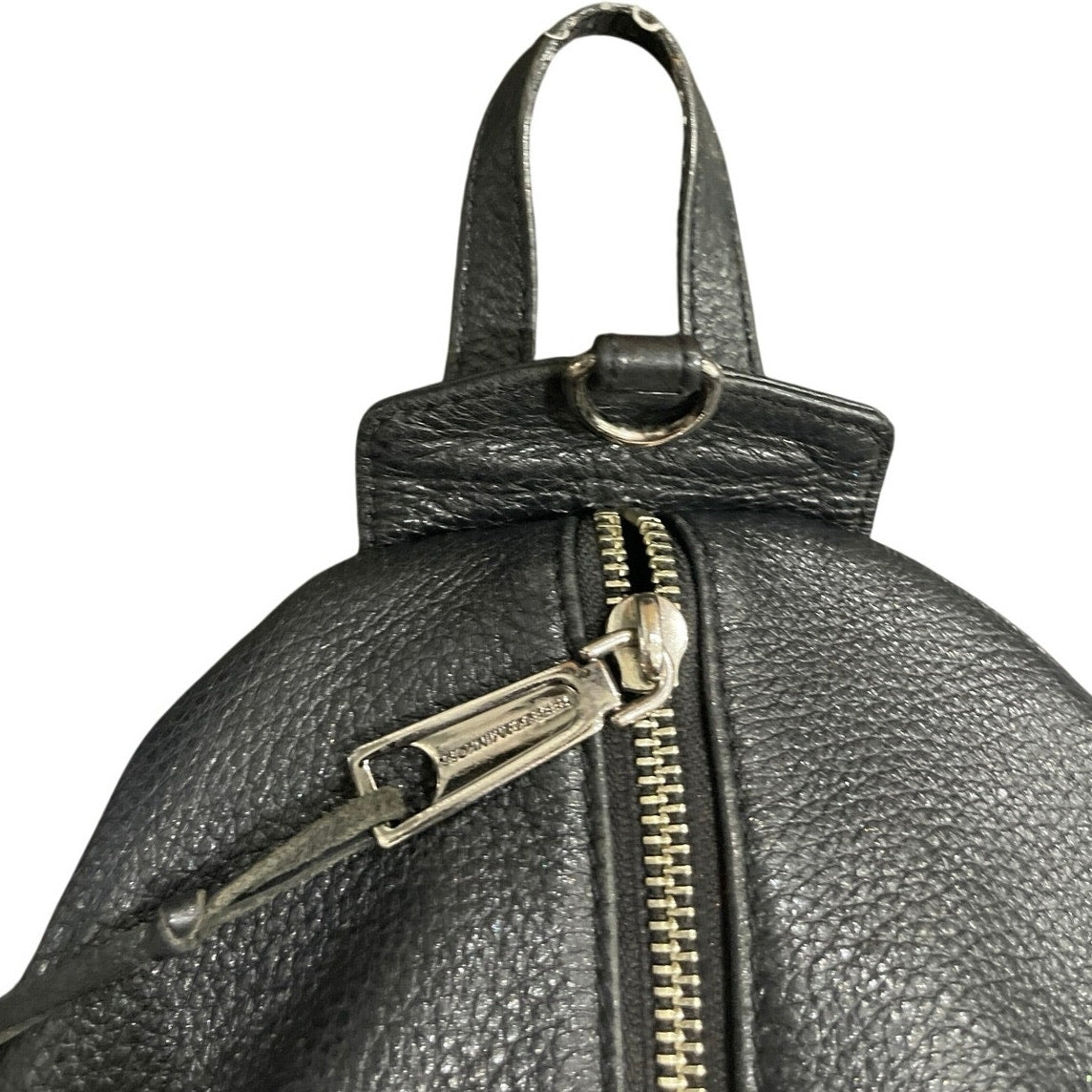 Rebecca Minkoff Pebbled Leather Mini Julian Backpack Street-chic Purse