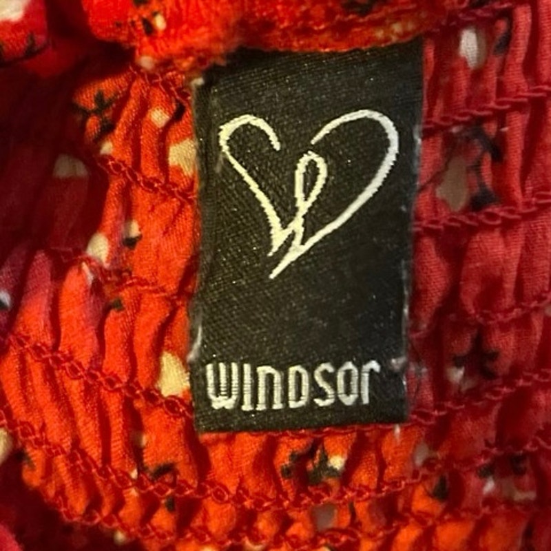 Windsor Off the Shoulder Floral Mini Dress SZ S Flirty Milkmaid Smoked Y2K