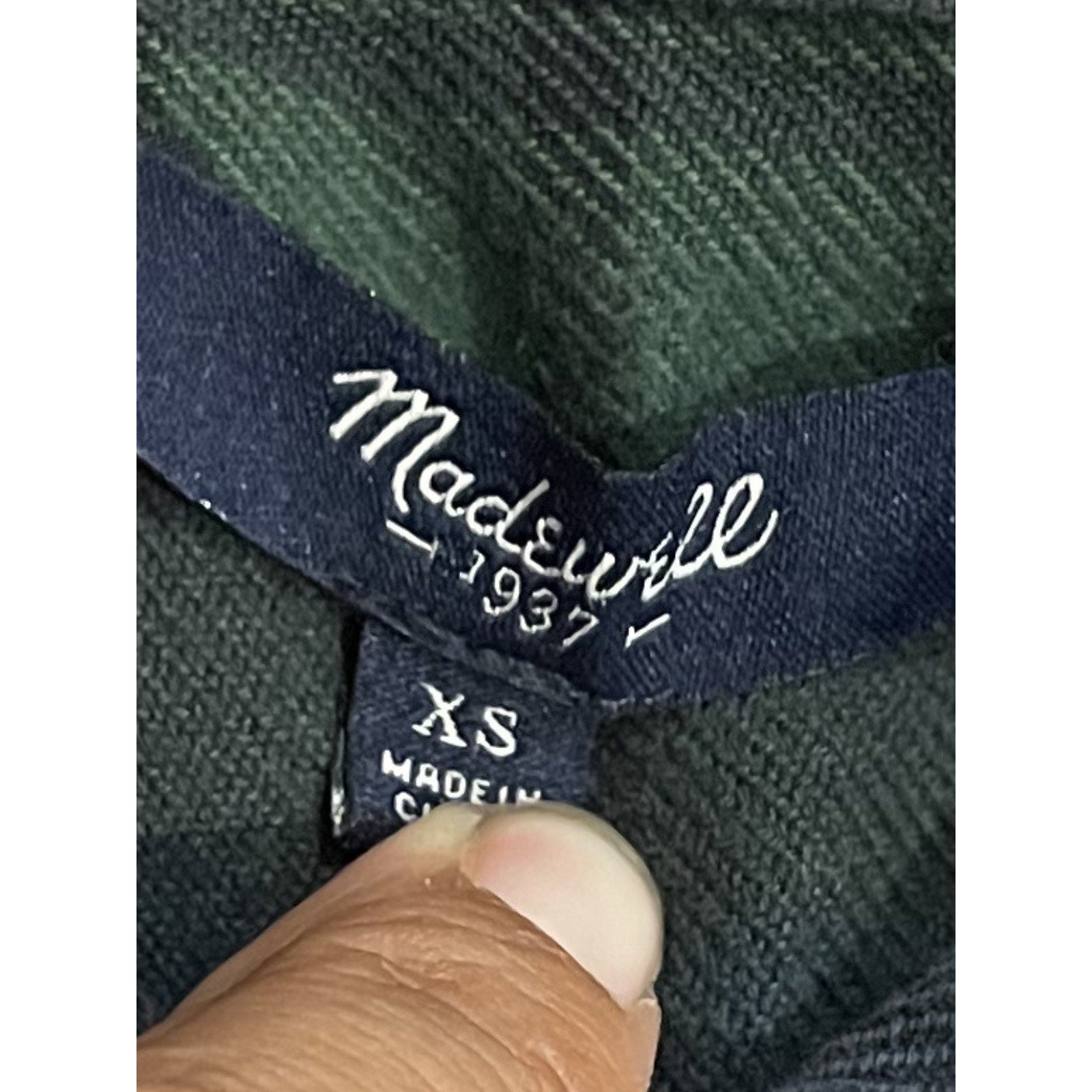 Madewell Shirt Jacket Flannel Long Sleeve Shirt SZ XS Casual Streetwear Everyday