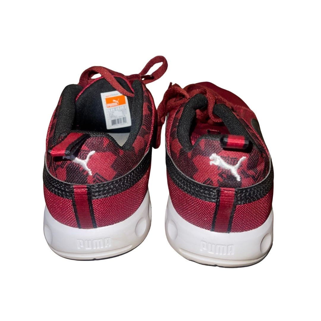 Puma Carson Burgundy Red Sneakers Shoes Size 9 Tennis Sports Athletic Running