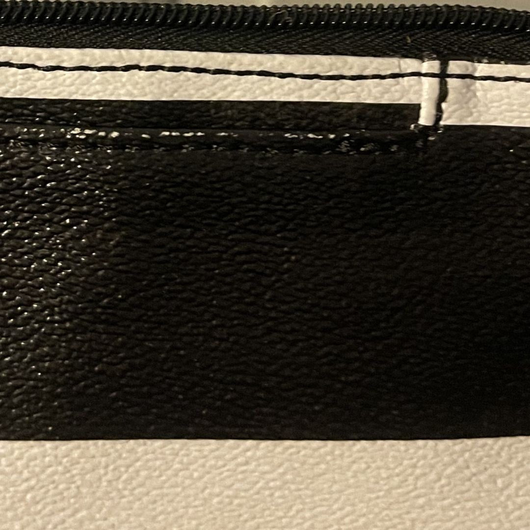 Liz Claiborne Classy Black White Striped Crossbody Bag Nautical Minimalist Chic