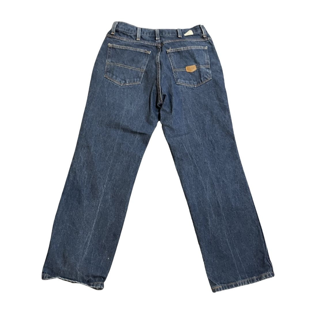 Red Kap Men Denim Jeans Size 36 X 30 Workwear Utility Streetwear 100% Cotton