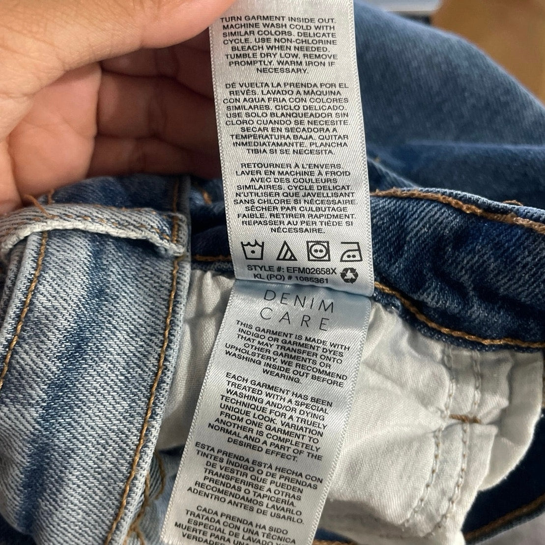 Kensie Jeans Vintage Luxe The Kelsey High Rise Skinny Jeans Raw Hem SZ 6/28