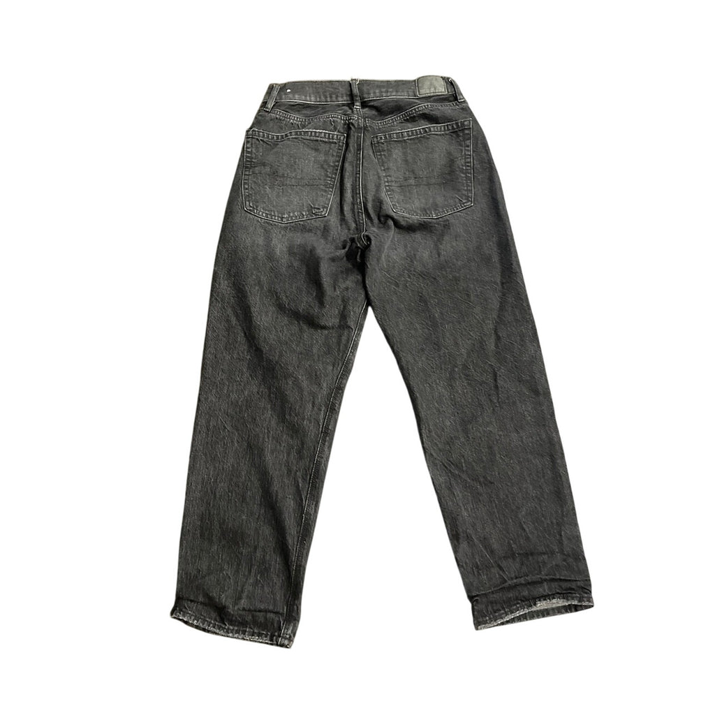 American Eagle Outfitters High Waisted Jeans 2 Short Relaxed Straight Leg Baggy