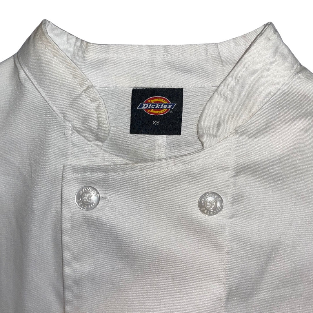 Dickies Unisex Culinary jacket Long Sleeve Chef's Coat White Size XS