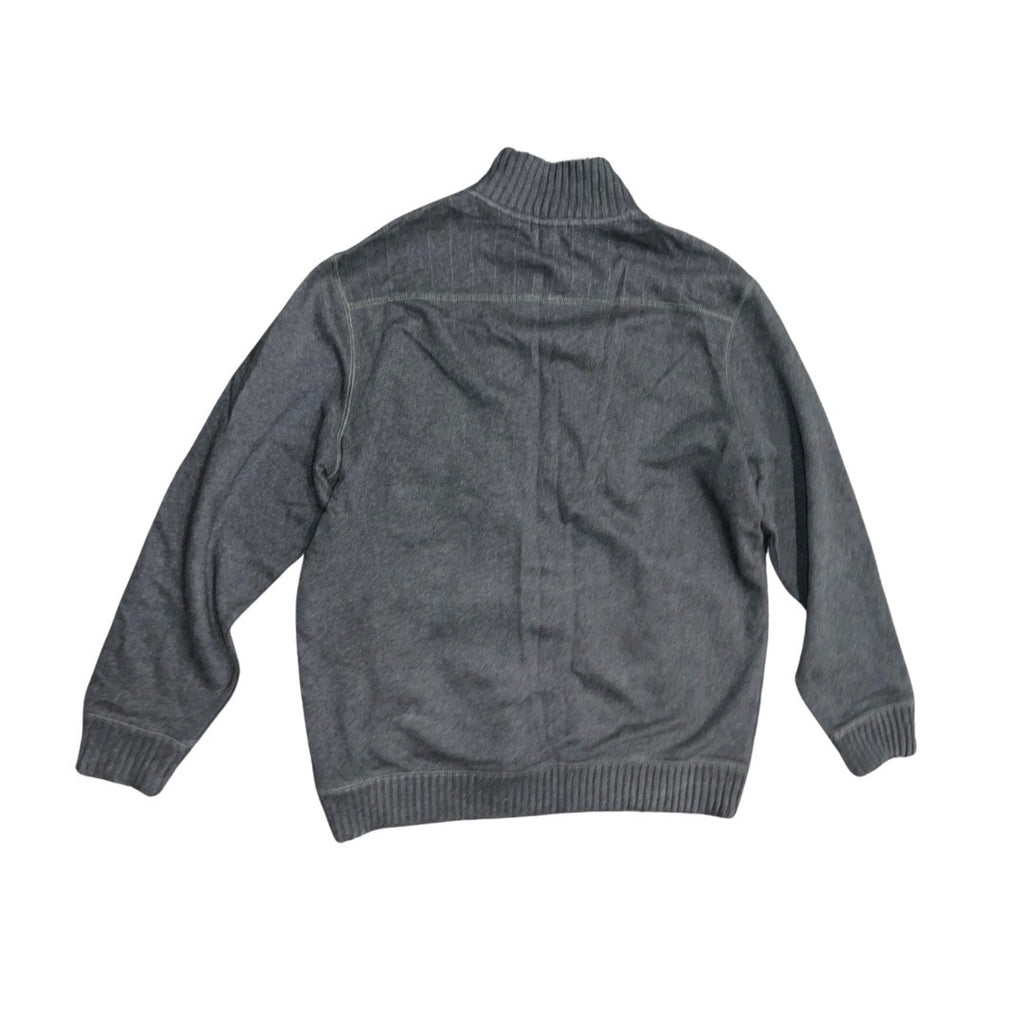 Calvin Klein CK Men's Full Zip up Mock Neck Sweater Size XL