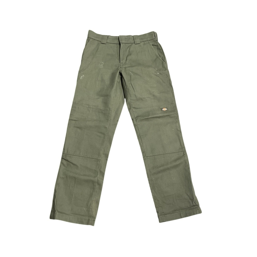 Dickies Slim Straight Workwear Olive Green Pants Size 32X32 Utility Streetwear