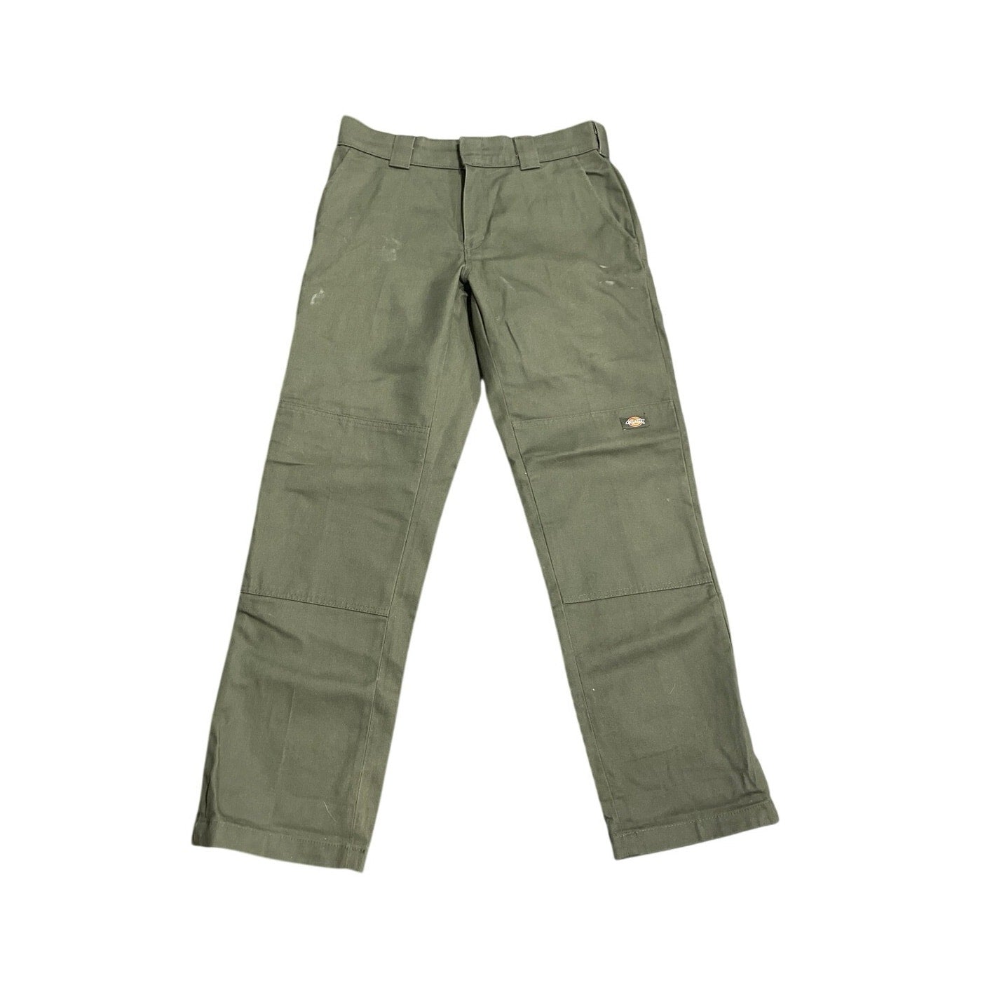 Dickies Slim Straight Workwear Olive Green Pants Size 32X32 Utility Streetwear