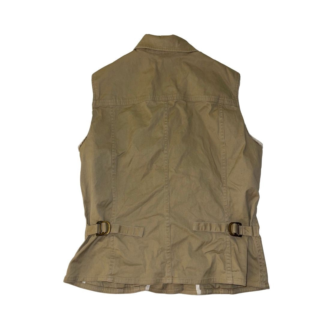 Jones New York Signature Women's Sleeveless Button Up Vest Size Small