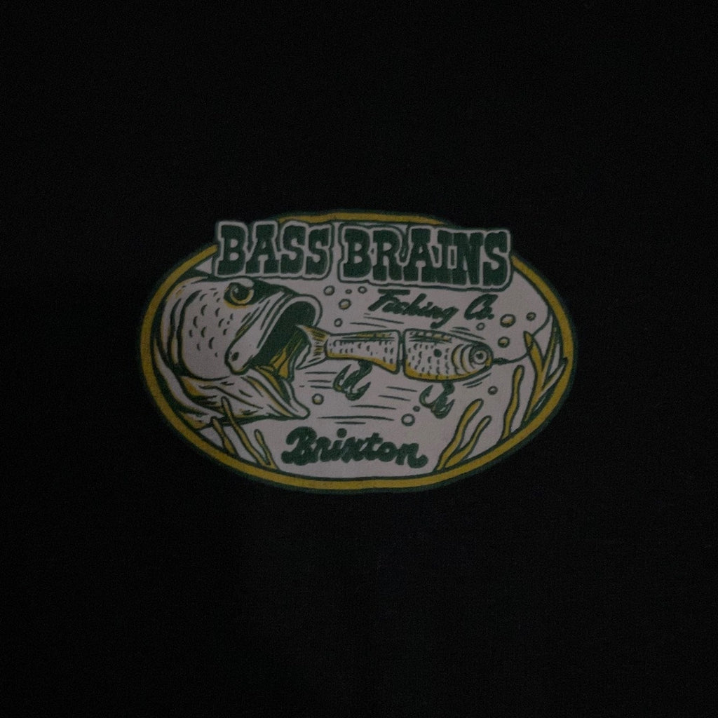 Brixton Bass brains Collab Standard T-Shirt 100 % Cotton Size Large NWT