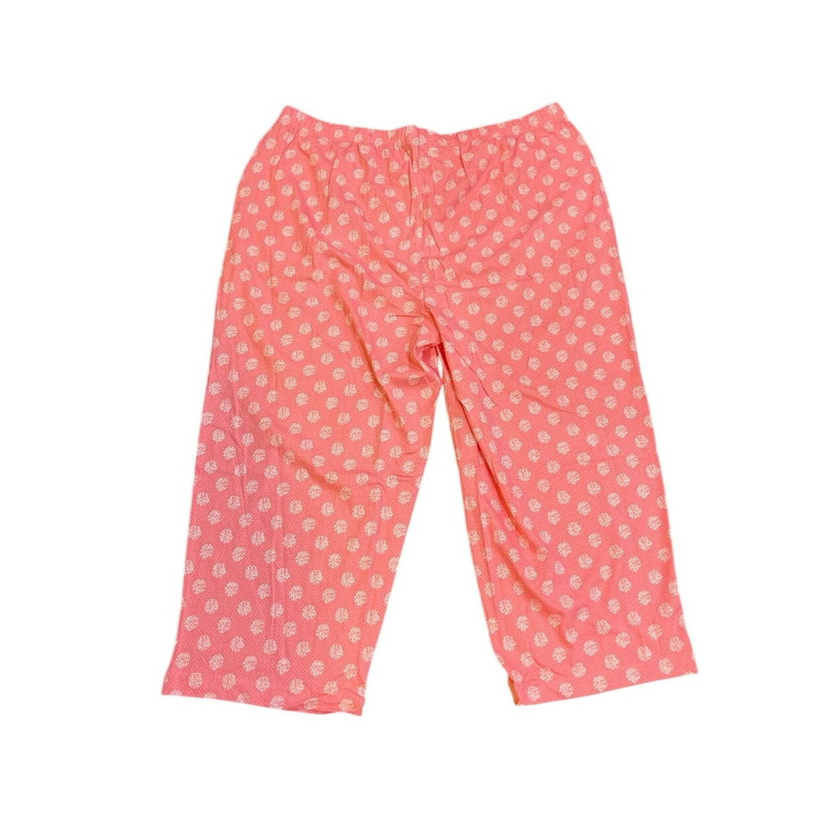 Charter Club Intimates Pink Cropped Pajamas Pants SZ 2X NWT Sleepwear Loungewear