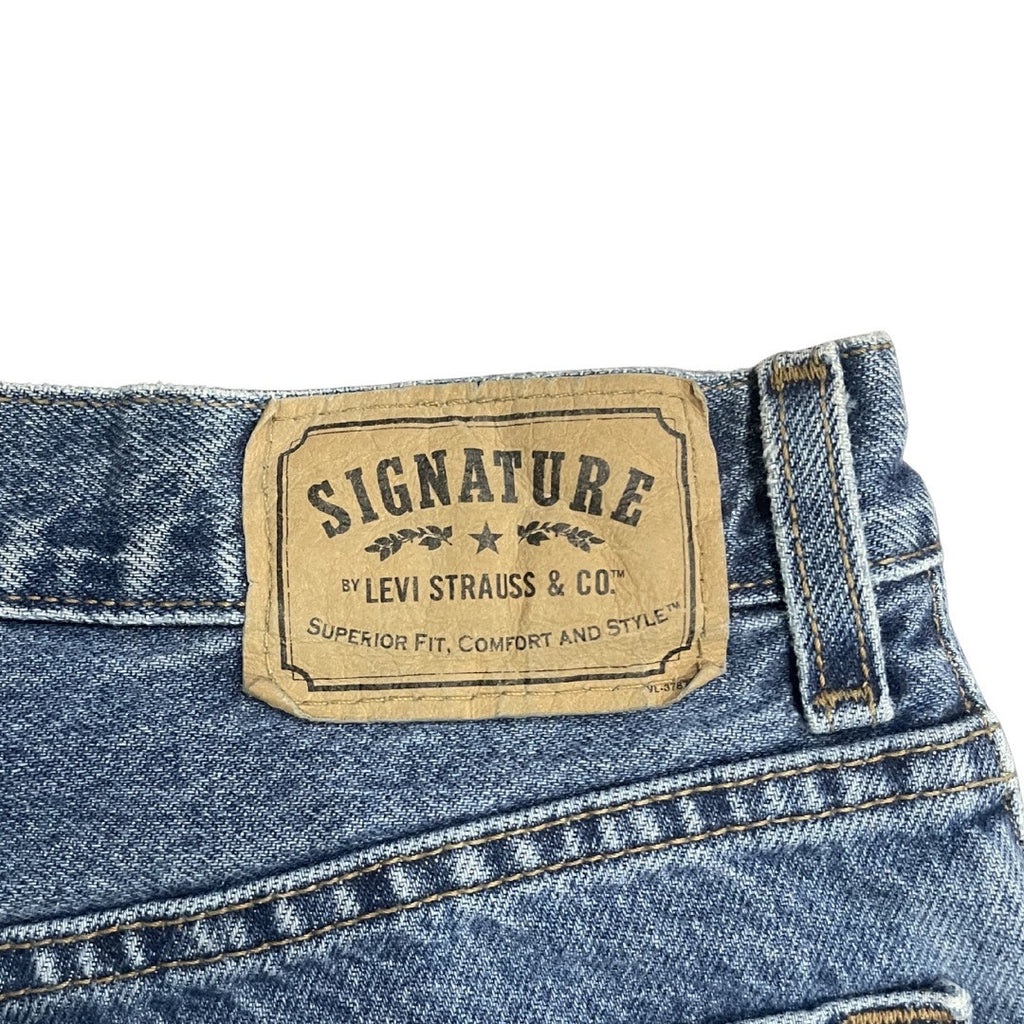 Signature By Levi Strauss & Co. Regular Fit Size 33X32 Streetwear Casual Cotton
