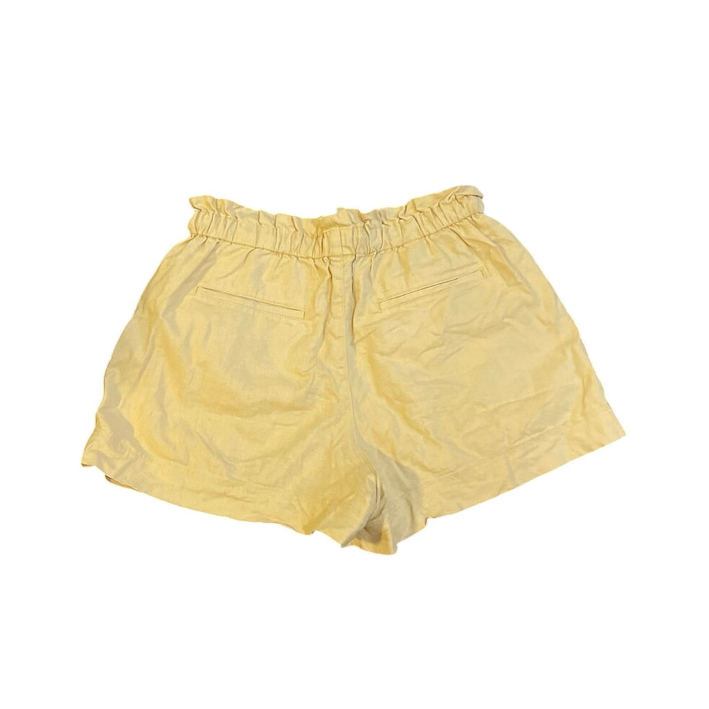 UNIQLO Linen Cotton Paperbag Elastic Pull on Shorts Size 26 Breezy Casual Resort