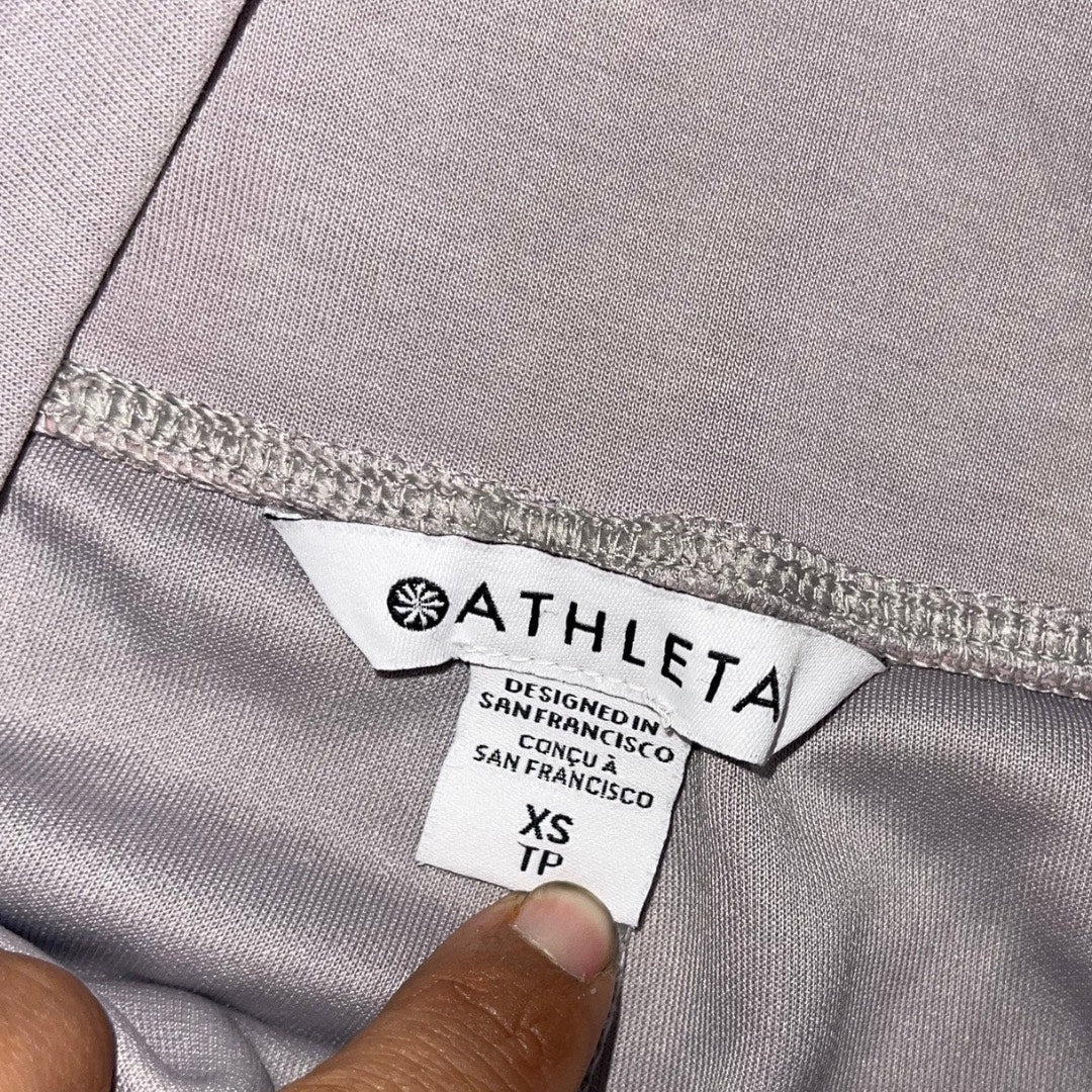 Athleta Wide Leg Cropped Pants SZ XS Loungewear Athleticwear Comfortable Pockets