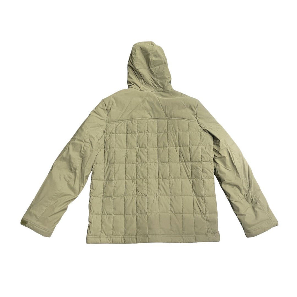 Orvis Quilted Hooded Jacket Olive Green Full Zip XL Water Resistant Outdoors NWT