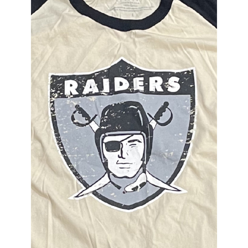NFL Team Apparel Majestic Las Vegas Raiders Long Sleeve T-Shirt Size large NWT