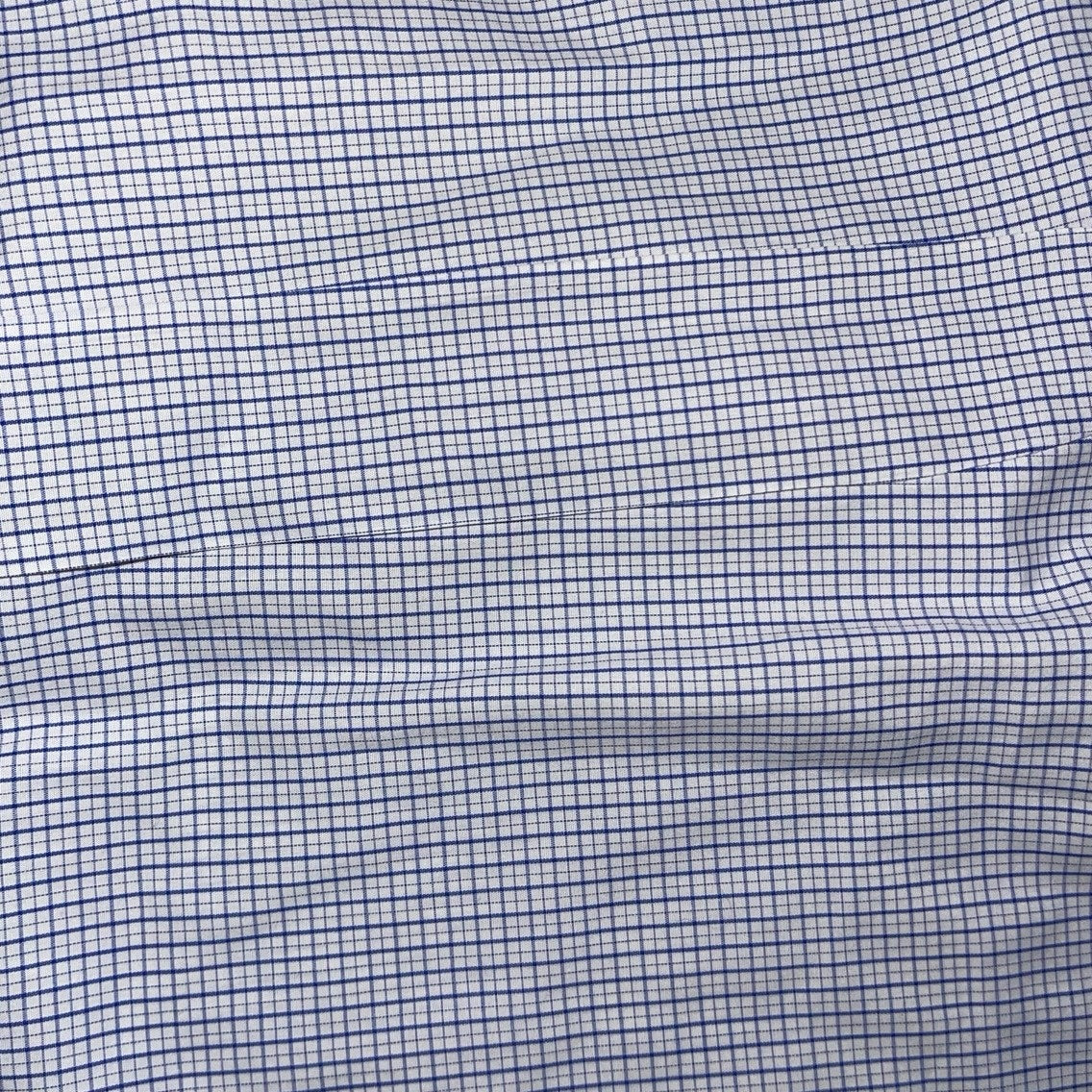 Brooks Brothers Blue plaid collar button up long sleeve dress shirt