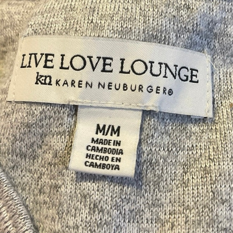 Live Love Lounge by Karen Neuburger Leopard Knit Pajama Tank SZ M Loungewear