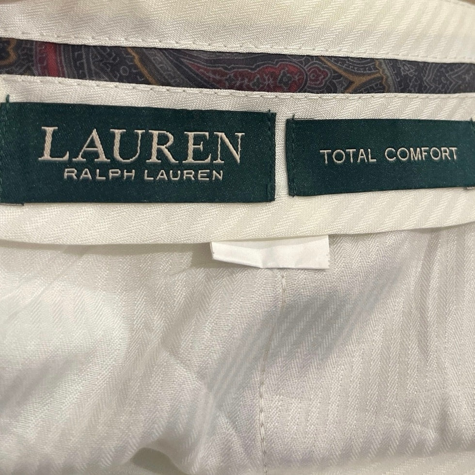 Lauren Ralph Lauren Total Comfort Classic Fit Wool Trouser Pants SZ 34x32 Career