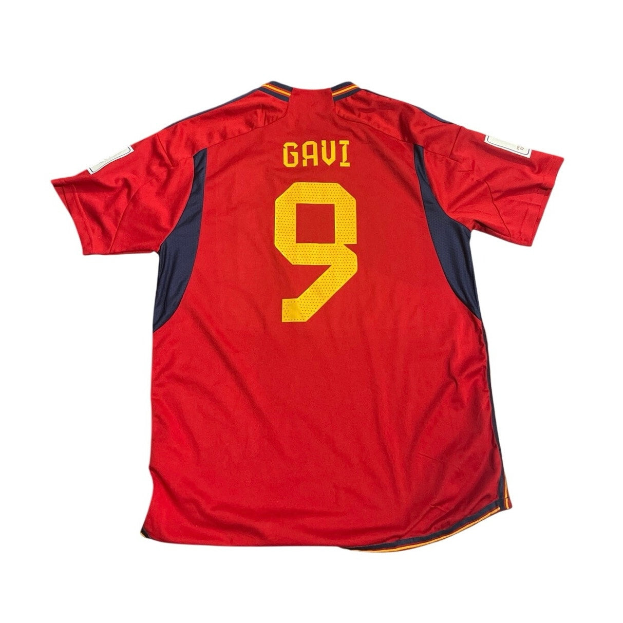 Adidas Spain National Team Gavi #9 Fifa World Cup 2022 Soccer Jersey XL Sports