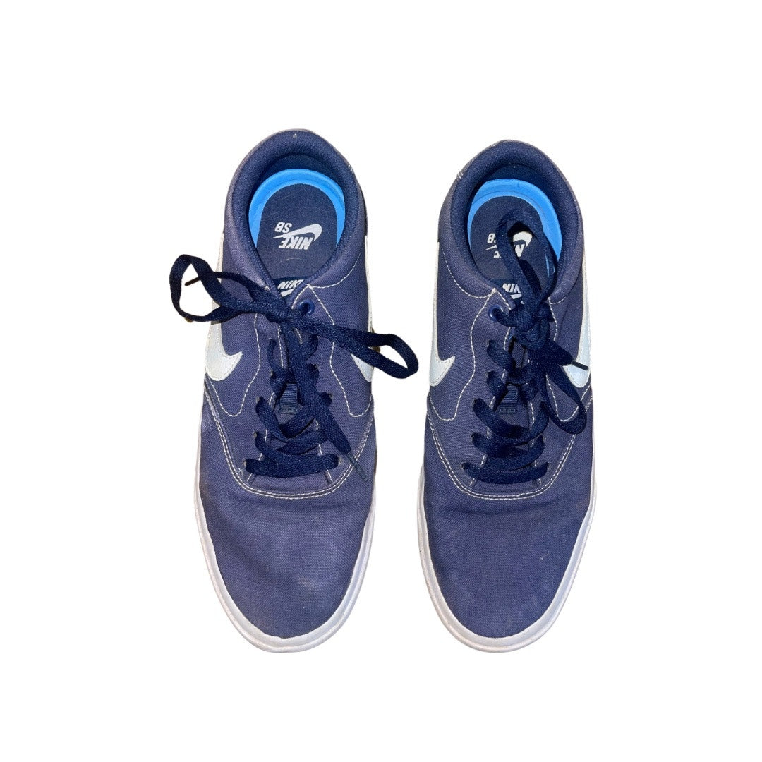 Nike Men's SB Charge Blue Canvas Casual Shoes Sneakers Size 10