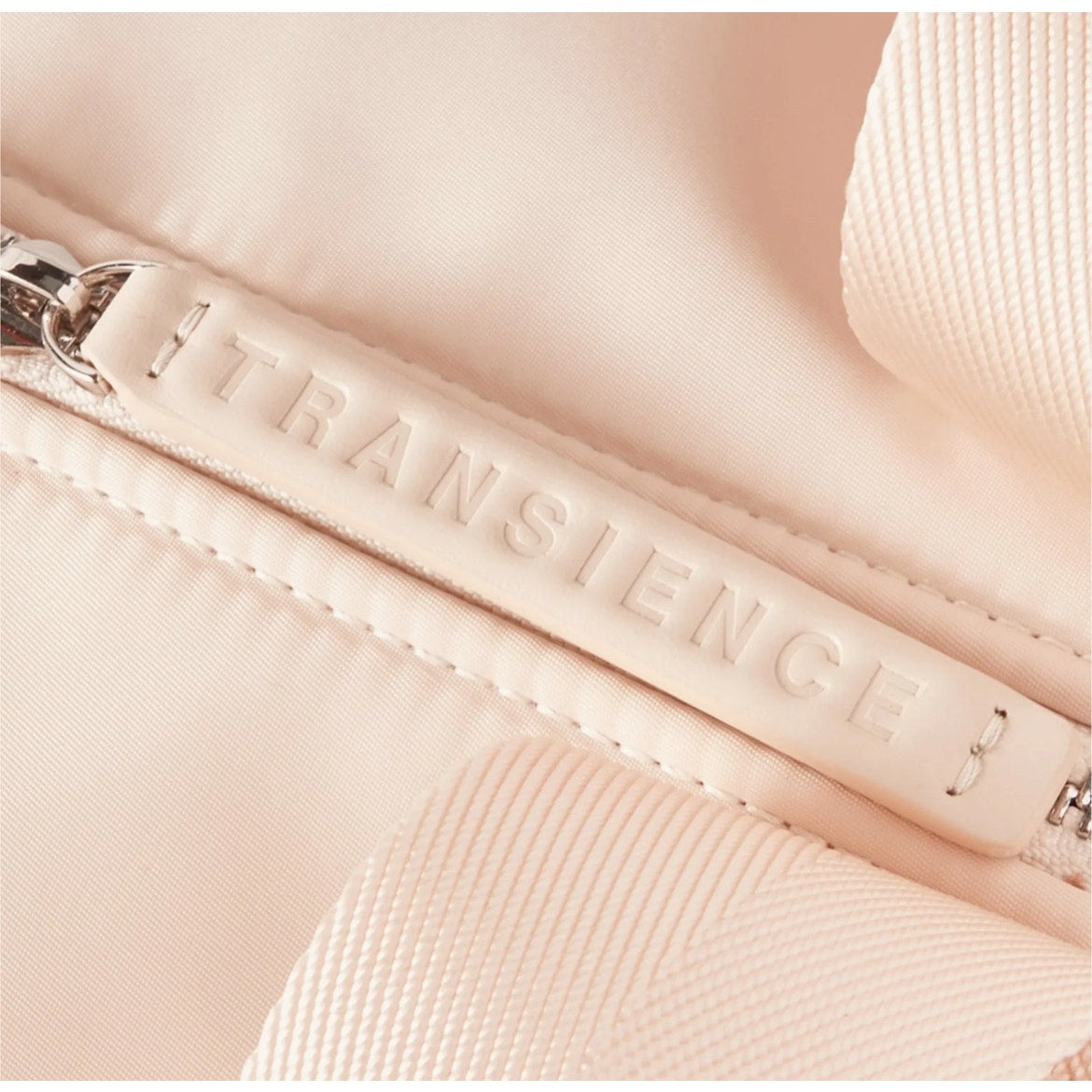 Transience vintage Yoga Gym duffle bag blush pink nylon weekender