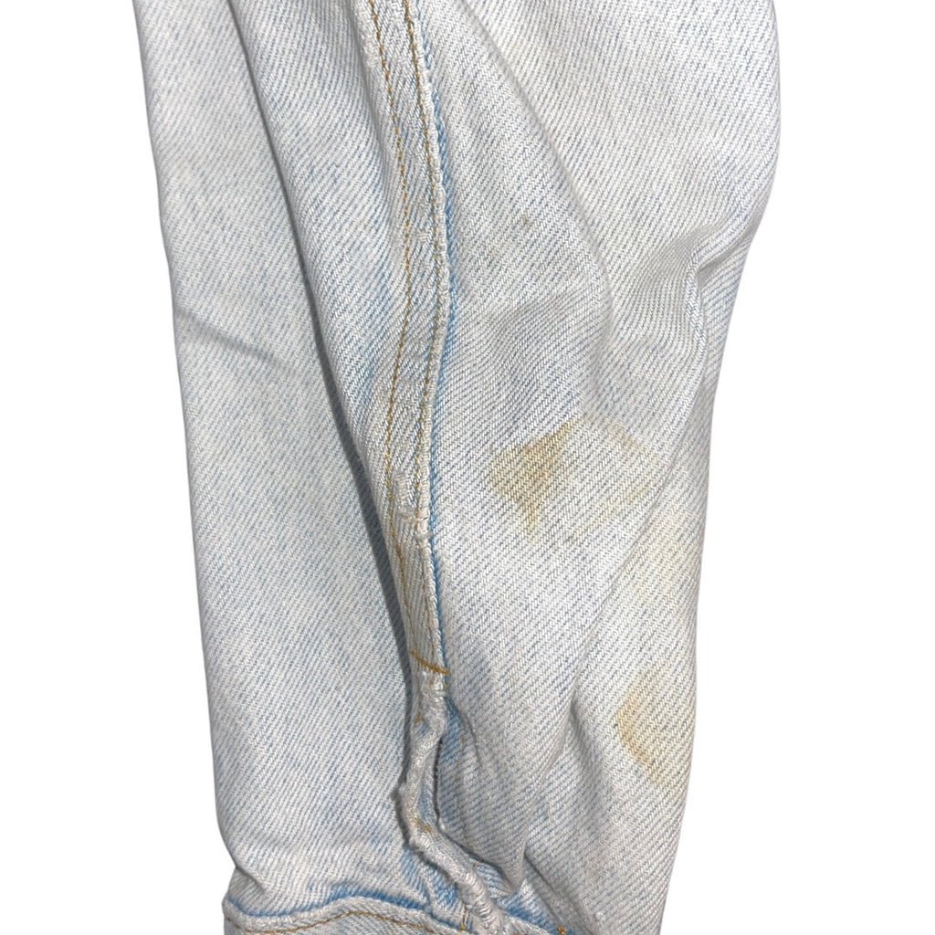 Levi's Strauss Distressed Jean Denim Jacket Light Blue Wash Vintage
