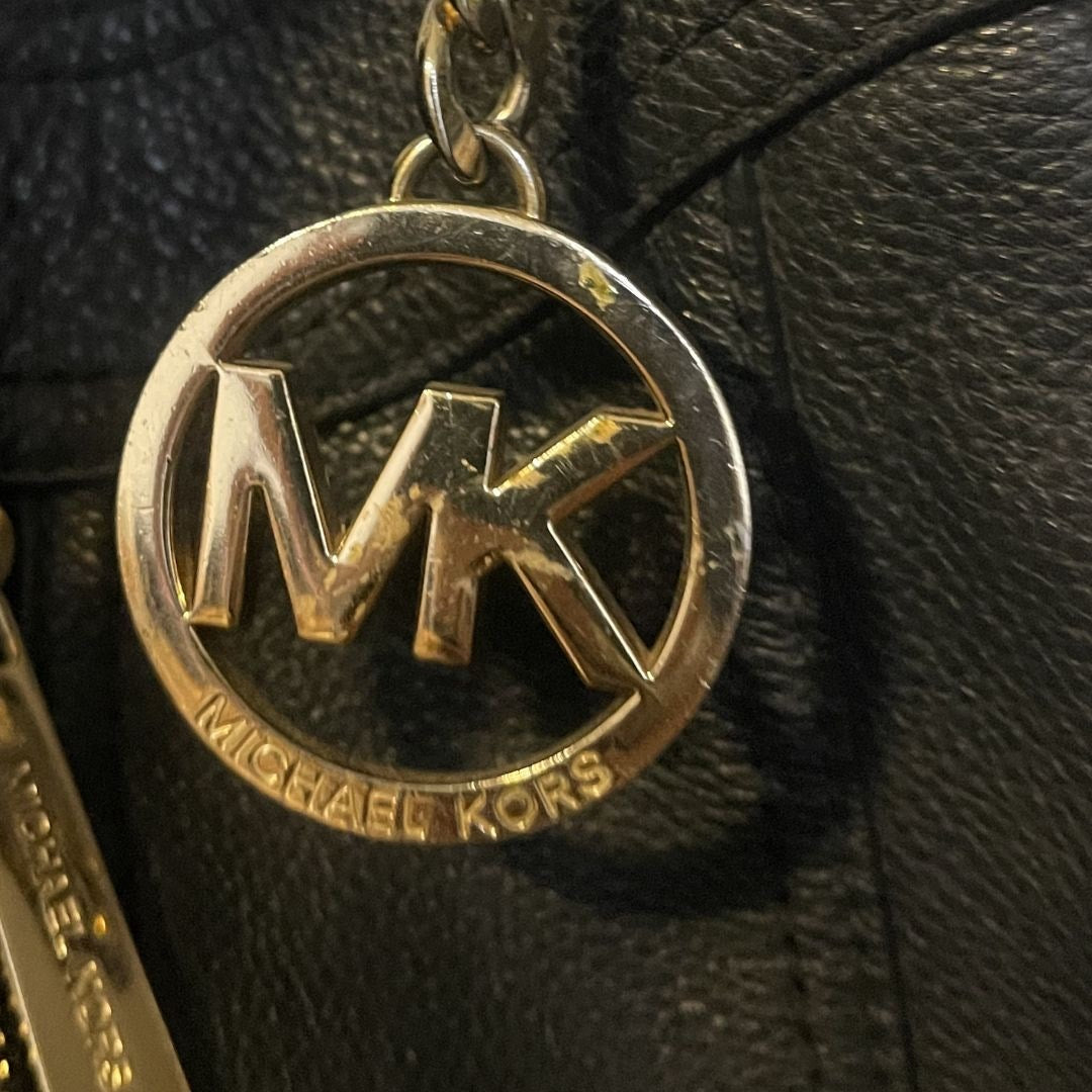 Michael Kors Moxley Hobo Pebbled Leather Shoulder Handbag Slouchy Boho Chic