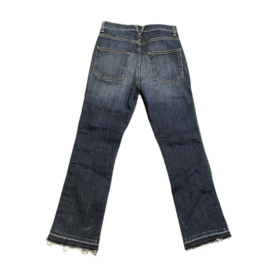 Veronica Beard Denim Jeans Carly Kick Flare High Rise Pants SZ 26 (2) Retro Chic
