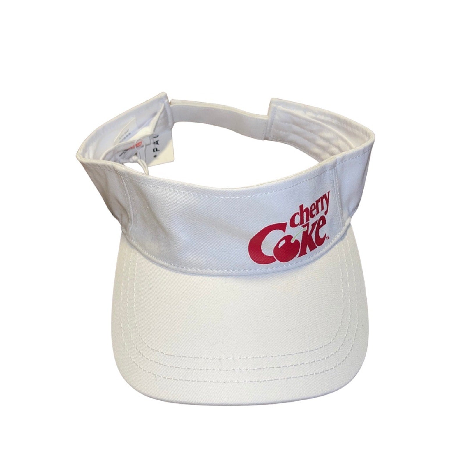 Coca-Cola Cherry Coke by PacSun Visor One Size fit Cap Canvas Adjustable NWT